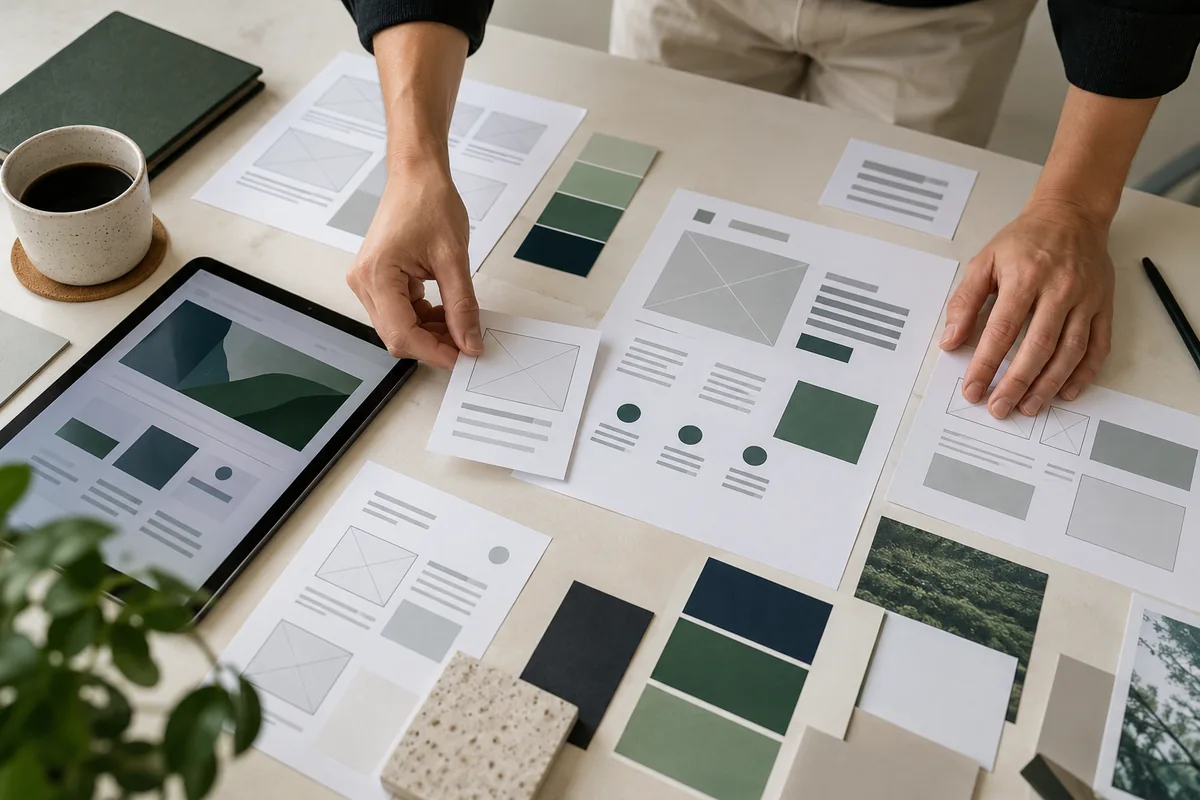Web design and development for businesses in Mexico: planning pages and colors