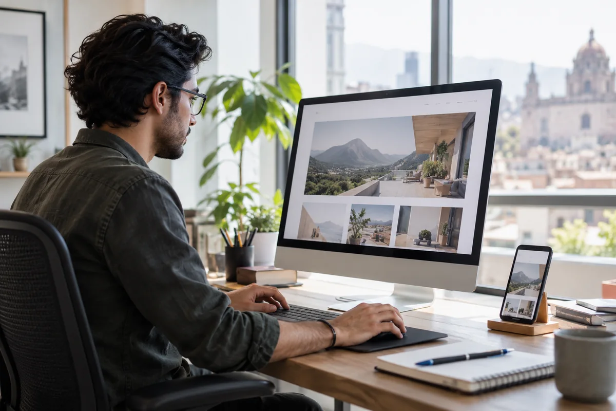 Desarrollo de sitios web responsivos para empresas en México en computadora y móvil