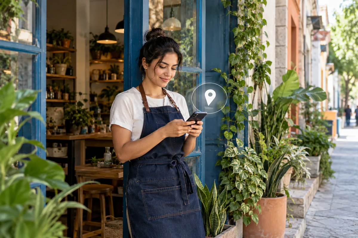 Mexican business reviewing its location for a local SEO strategy